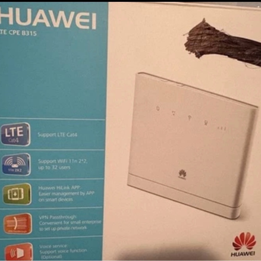 Huawei B315s-519 Locked 4G LTE 150 Mbps WiFi Router